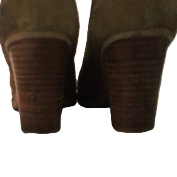 GAP Chelsea Bootie Brown Suede Leather Ankle Boots Size 8 - Picture 8 of 8
